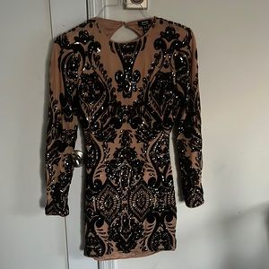 Privy dress black sequins 🖤